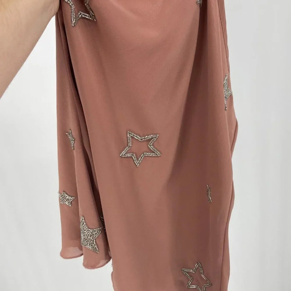 NWT Chaser Rosebud Beaded star halter blouse - Picture 8 of 11